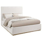 Bed Knox Upholstered Bed King Cream