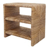 Kanza Abaca Nightstand/Side Table, Natural