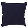 Fringed Design Linen Pillow - Down Filled