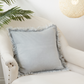 Ruffled Design Pillow - Down Filled