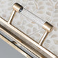 Gold Decorative Tray with Mirrored Surface