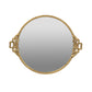 Mirrored Tray with Ornate Gold Frame