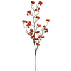 35" Pompon Berry Spray  Red