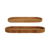 Oval Decorative Hand-Woven Rattan Trays - Choose Size