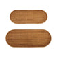 Oval Decorative Hand-Woven Rattan Trays - Choose Size