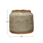 Terracotta Hobnail Vase
