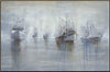 Ships at Task Framed Canvas
