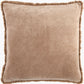 Washed Cotton Velvet Accent Pillow